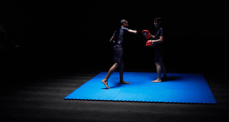 Fighters training
